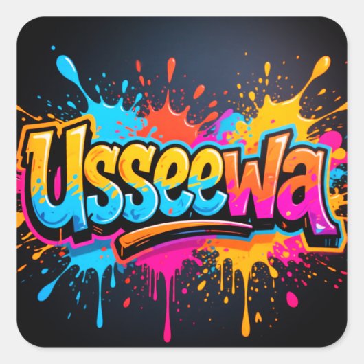 Usseewa – 超現実的なソニックエナジーのコンセプト スクエアシール (正面)