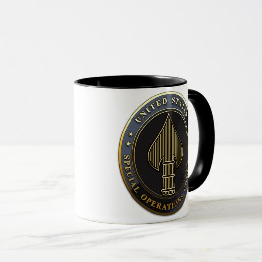 USSOCOMの紋章 マグカップ (正面右)