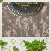 USSOCOMエンブレム キッチンタオル (折り畳み)
