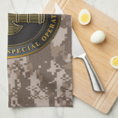 USSOCOMエンブレム キッチンタオル (四つ折り)