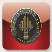 USSOCOMエンブレム コースター (正面)