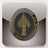 USSOCOMエンブレム コースター (正面)