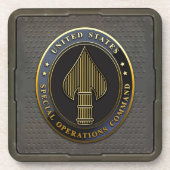 USSOCOMエンブレム コースター (正面)