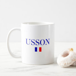 USSONフランス コーヒーマグカップ