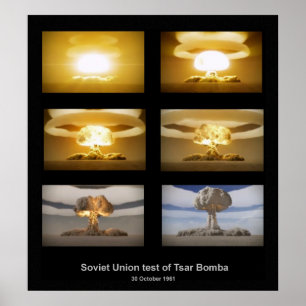 USSRのTsar Bomaテストのポスター ポスター