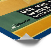 USSRへの航空便 ポスター (角)