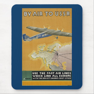 USSRへの航空便 マウスパッド