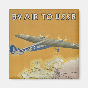 USSRへの航空便 マグネット