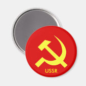 USSRハロシアのンマー&鎌マグネット マグネット (正面/裏面)