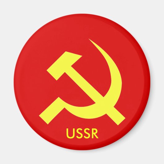 USSRハロシアのンマー&鎌マグネット マグネット (正面)