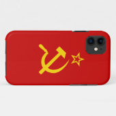 USSRフラグ Case-Mate iPhoneケース (裏面(横))