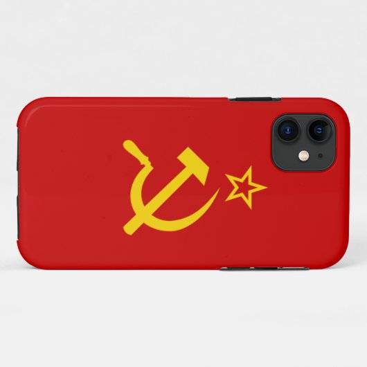 USSRフラグ Case-Mate iPhoneケース (裏面(横))