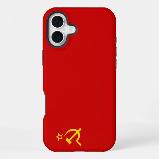 USSRフラグ iPhoneケース (裏面)