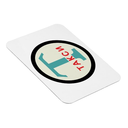 USSR/ロシアのヴィンテージ/レトロのタキシカブスタンド標識 マグネット (右側)