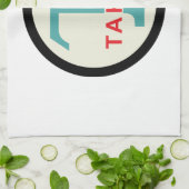 USSR / ロシアのヴィンテージ/レトロタキシカブのスタンドサイン キッチンタオル (折り畳み)