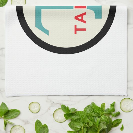 USSR / ロシアのヴィンテージ/レトロタキシカブのスタンドサイン キッチンタオル (折り畳み)