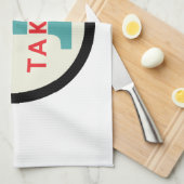 USSR / ロシアのヴィンテージ/レトロタキシカブのスタンドサイン キッチンタオル (四つ折り)