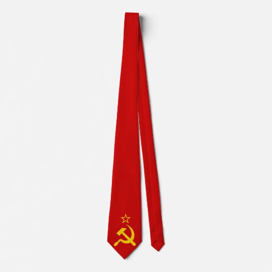 USSR Flag - Soviet Union Flag ネクタイ (正面)