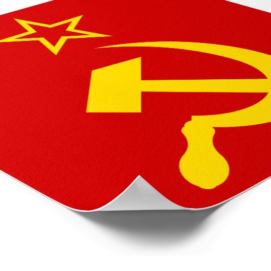 USSR Flag - Soviet Union Flag ポスター (角)