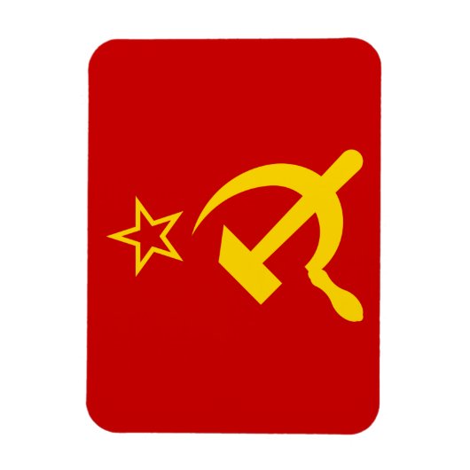 USSR Flag - Soviet Union Flag マグネット (縦)