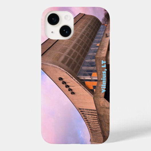 USSR Modernist Architecture - Vilnius, Lithuania Case-Mate iPhoneケース (裏面)
