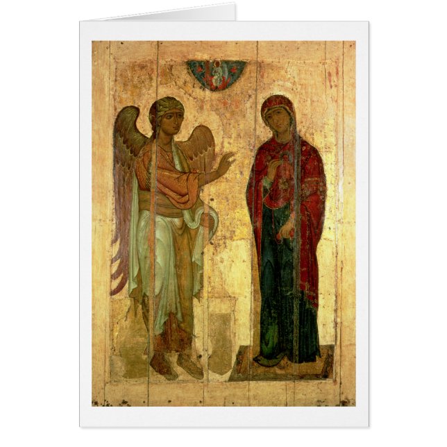 Ustiugの告知、c.1130-40 (鍋のテンペラ (正面)