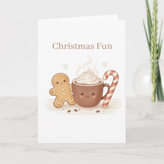 ustom christmas fun カード (正面)