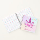 Ustom Unicorn Sketchbook for Kids  ノートブック (内部)