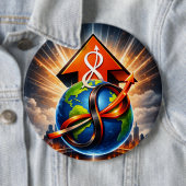 USTP Global Infinity Ascent Futurist Button 缶バッジ (インサイチュ)