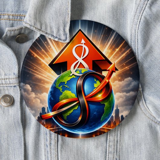 USTP Global Infinity Ascent Futurist Button 缶バッジ (インサイチュ)