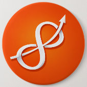 USTP Infinity Ascent Symbol 缶バッジ (正面)