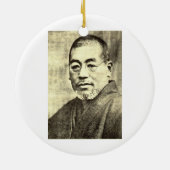 Usuiの霊気の漢字そして教訓 セラミックオーナメント (裏面)