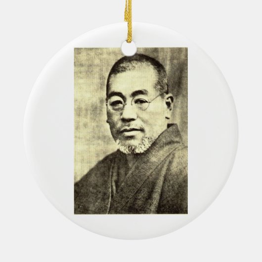 Usuiの霊気の漢字そして教訓 セラミックオーナメント (裏面)