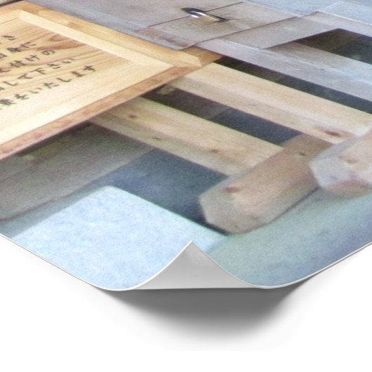 Usuki Stone Buddhas with visitor ポスター (角)