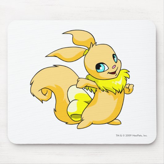 Usulの黄色 マウスパッド (正面)