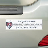 USWNT 2011のバンパーステッカー バンパーステッカー (車上)
