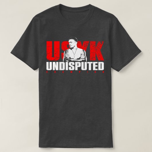 Usyk未論争中 Tシャツ (デザイン正面)