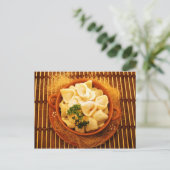 Uszka – ポーランドの餃子 ポストカード (スタンド正面)