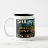 UTのカスタムなコーヒーのコップ ツートーンマグカップ (左)