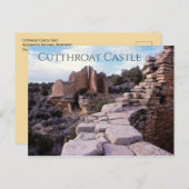 UTのHovenweep National Monument、Cutrot Castlet ポストカード (正面/裏面)