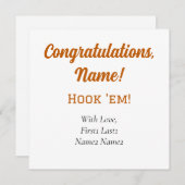 UTロングホーン・フックem!ギフトカードラベル シーズンカード (正面/裏面)