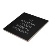 Ut avertam oculos meos ad intendum タイル (側面)