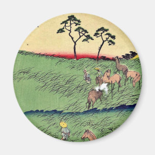 UtagawaのHiroshigeの浮世絵著Chiryu マグネット