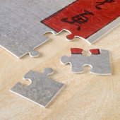 Utagawa Hiroshige - Drum Bridge at Meguro ジグソーパズル (側面)