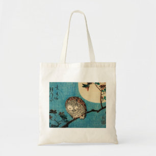 Utagawa Hiroshige - Horned Owl on Maple Branch トートバッグ