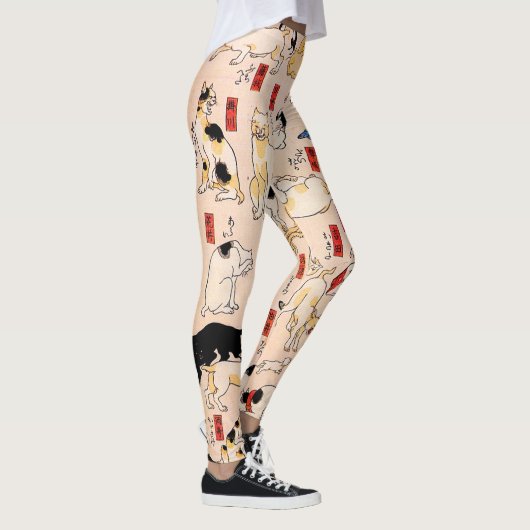 Utagawa Kuniyoshi著猫 レギンス (右)