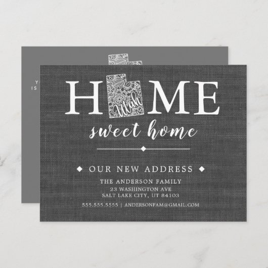 UTAH州移動案内ポストカード 案内ポストカード (正面/裏面)