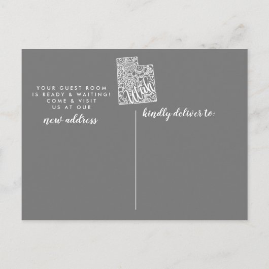 UTAH州移動案内ポストカード 案内ポストカード (裏面)