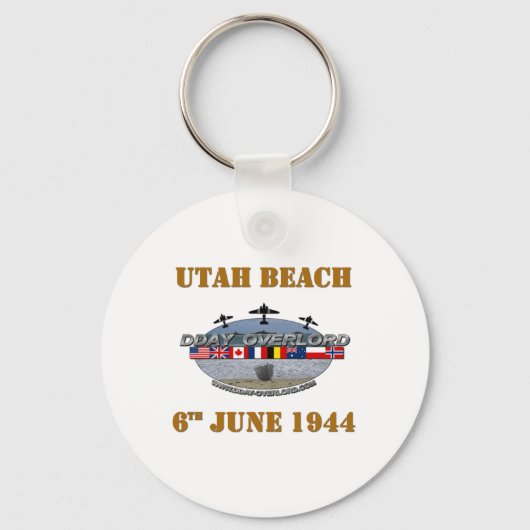 Utah Beach 6th June 1944 キーホルダー (正面)