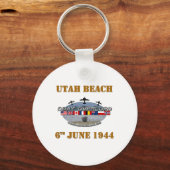 Utah Beach 6th June 1944 キーホルダー (正面)